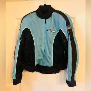 Fieldsheer blue & black motorcycle jacket